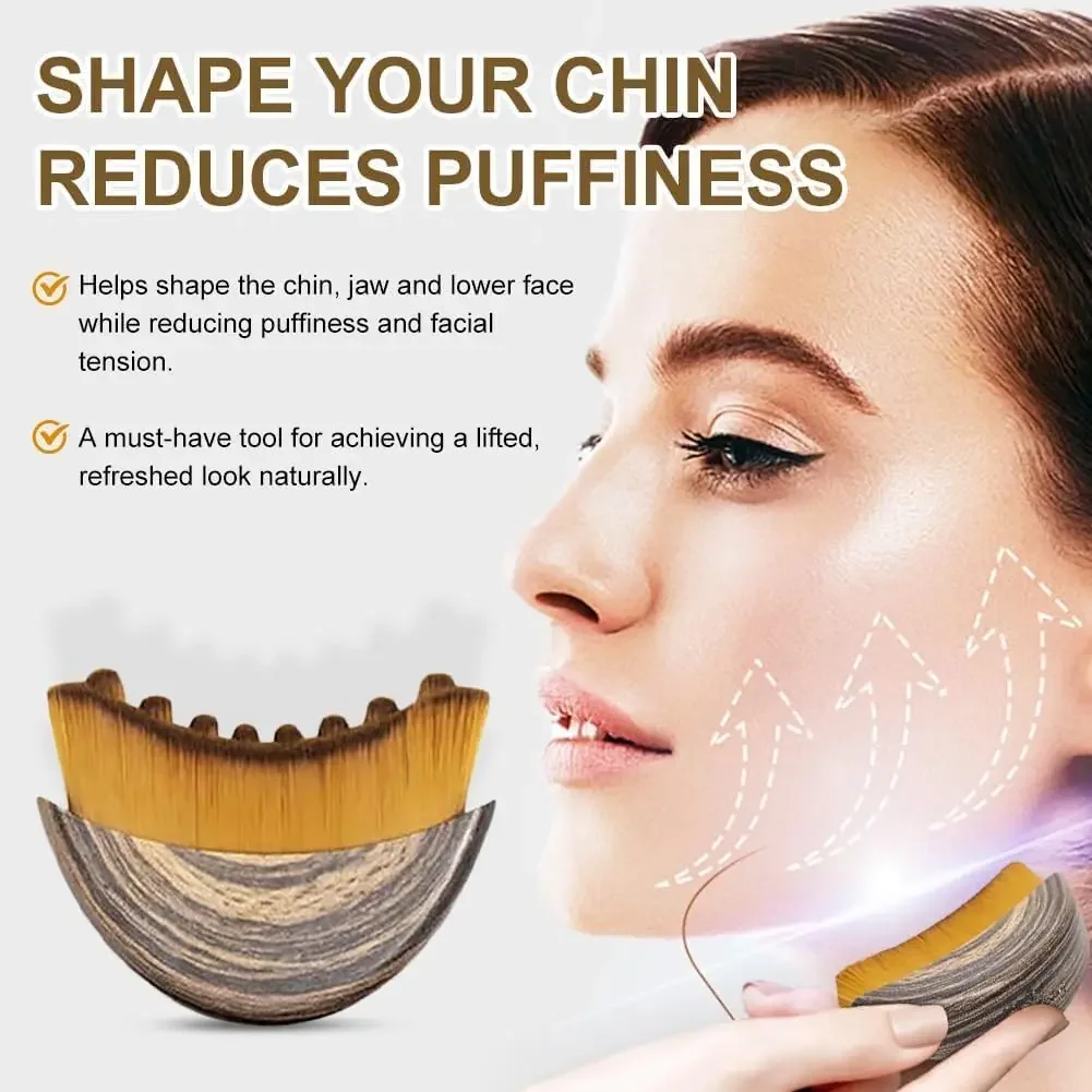 Lymphatic Contour Face Brush,Chin &Jawline Sculpting,Drainage Massager for Face,Ergonomically Designed to Fit The Skin Precisely - Billede 3